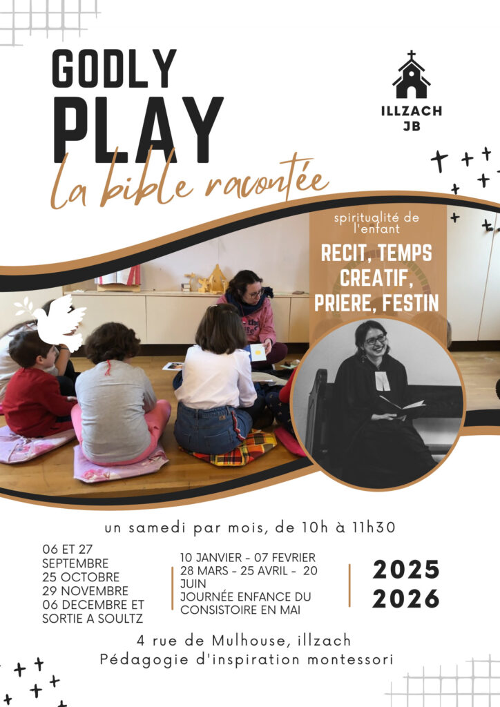 Godly play horaires et jours 2025